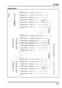 2019年上汽大通EV80电路图-09-维修电路图-40-长轴电池通讯线束