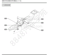 2019年上汽大通G50-04-线束分布及电器元件针脚定义-4.12 副仪表台线束