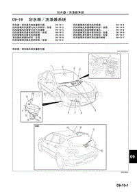 2006长安马自达3-车身 附件-刮水器 洗涤器系统