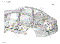 2021年日产轩逸线束图-车身线束（左侧）
