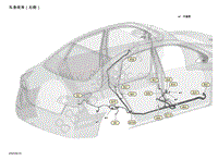2021年日产轩逸线束图-车身线束（右侧）