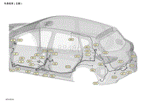 2021年东风日产骐达-线束图-车身线束（左侧）