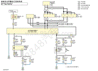 2020年日产楼兰混动电器原理图-座椅安全带警告灯控制系统