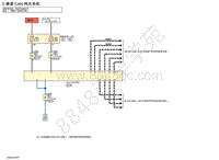 2020年东风日产奇骏电器原理图-3 通道 CAN 网关系统