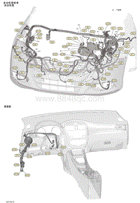 2021年东风日产骐达-线束图-发动机室线束