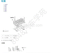 2015年郑州日产锐骐皮卡-02-发动机结构-04-ZG24发动机-4.12-缸盖