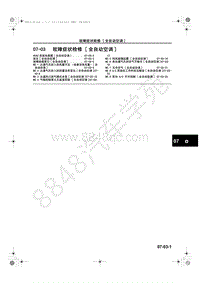 2013-2014年长安马自达CX-5加热器 通风装置与空调系统 （HVAC）-07-03-故障症状检修