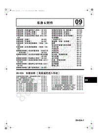 2013-2014年长安马自达CX-5车身 附件-09-02A-车身 附件