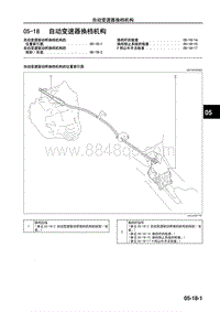 2017年长安马自达昂克赛拉-06-变速器 驱动桥-05-18 自动变速器换档机构