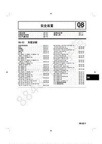 2014年一汽马自达阿特兹-车间手册-08安全装置