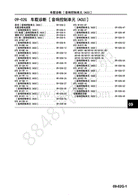 2017年一汽马自达CX-4-1.车间手册-车身 附件-09-02G 车载诊断-音响控制单元 ACU 