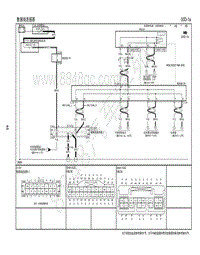 2017年一汽马自达CX-4电路图-00D 数据线连接器