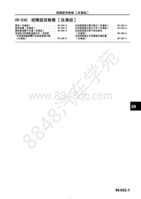 2017年一汽马自达CX-4-1.车间手册-车身 附件-09-03C 故障症状检修-仪表组