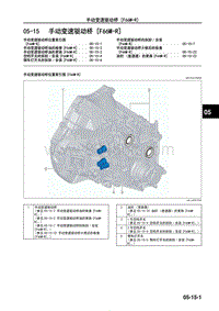 2017年长安马自达昂克赛拉-06-变速器 驱动桥-05-15 手动变速驱动桥（F66M-R）