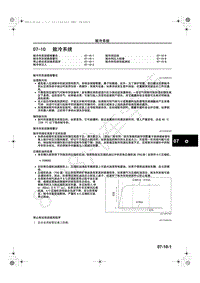 2013-2014年长安马自达CX-5加热器 通风装置与空调系统 （HVAC）-07-10-致冷系统