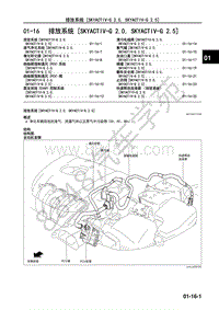 2017年一汽马自达CX-4发动机-01-16 排放系统