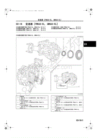 2013-2014年长安马自达CX-5传动系和车桥-03-16-变速器-FW6AX-EL GW6AX-EL