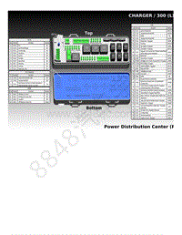 2010年克莱斯勒300 LX）电路图-后部配电中心布局视图