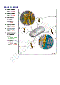 奥迪Q5L（87I 87U）-安装位置一览 - 插头连接