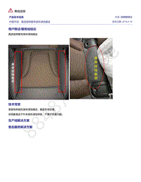 奥迪C8-中国市场 真皮座椅套有液体浸蚀痕迹 2050858-2 