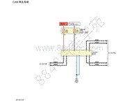 2019年东风日产楼兰线路原理图-M 电气和电源控制-LAN LAN 系统-CAN 网关系统