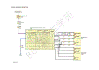 2019年东风日产新奇骏电路原理图-L 驾驶员控制装置-MIR 后视镜-车门后视镜