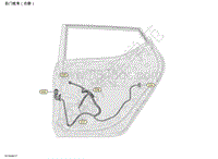 2020年日产蓝鸟-线束图-后门线束（右侧）
