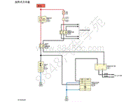 2019年东风日产楼兰线路原理图-G 转向-ST 转向系统-加热式方向盘