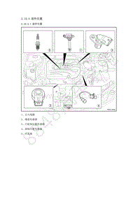 2018年吉利远景S1点火系统 JLB-4G14T发动机 -2.10.5 电气原理图