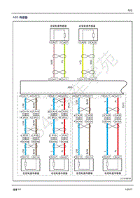 2017年吉利远景X1系统电路图-23 ABS 传感器