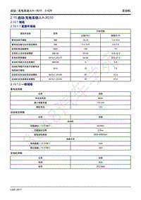 2017年吉利远景X1维修手册-2.10 启动 充电系统JLA-3G10