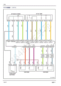 2017年吉利远景X1系统电路图-07 EMS 传感器（3G10）