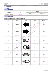 2017年吉利远景X1维修手册-11.07 组合仪表