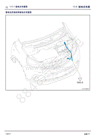 2017年吉利远景X1电路图-13.06 接地点布置