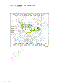 2019年吉利新远景（国六）-发动机线束布置图（JLC-4M5 4M8）