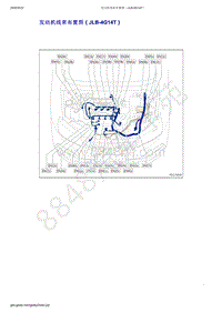2019年吉利新远景（国六）-发动机线束布置图（JLB-4G4T）