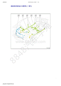 2019年吉利新远景（国六）-底板线束接地点布置图（三厢）