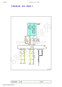2019年吉利新远景电路图（国六）-全景影像电源 接地 数据线
