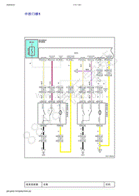 2019-2020年吉利几何C电路图-中控门锁