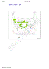 2019-2020年吉利几何C--动力线束接地点布置图
