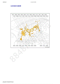 2019-2020年吉利几何C--仪表线束布置图