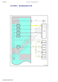 2019-2020年吉利几何C--室内保险丝 继电器盒电源分布图