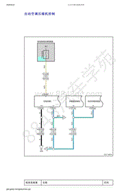 2019-2020年吉利几何C电路图-自动空调压缩机控制