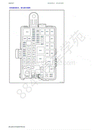 2019年吉利几何A电路图-前机舱保险丝 继电器布置图