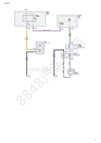 2019-2021年全新林肯领航员电路图-044 喇叭 点烟器