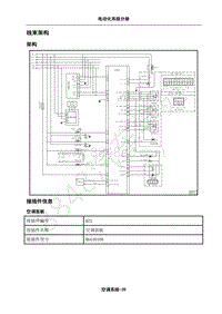2018年江淮iEVA50维修手册-08-空调控制系统-06-线束架构