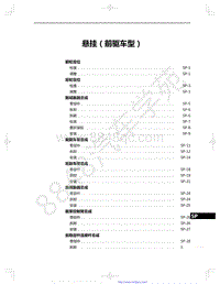 2022年款一汽红旗HS5维修手册-25-悬挂（前驱车型）