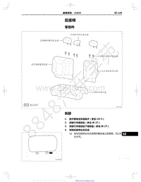 2022年一汽红旗HS5维修手册-座椅系统-50.06-后座椅