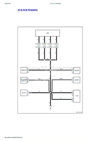 2019年吉利博越PRO-电源 搭铁 保险 插头 位置-接地线路图5 G03 