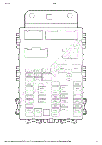 2020-2021年吉利星瑞电路图-91 室内保险丝继电器信息